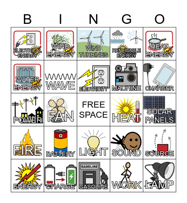 September 2026 - Energy Awareness Day Bingo Card