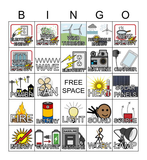 September 2026 - Energy Awareness Day Bingo Card