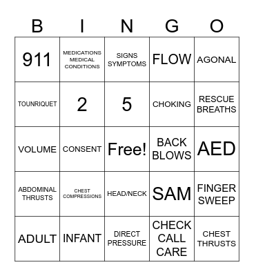 LFW BINGO Card