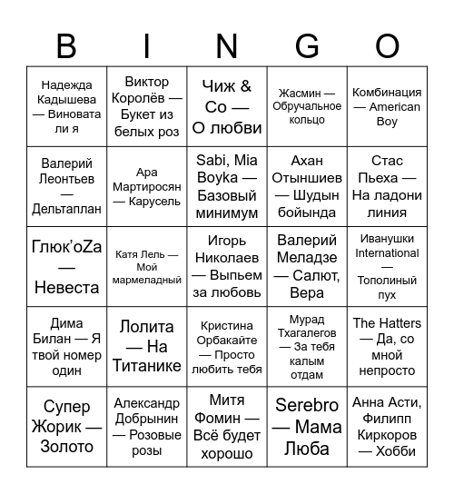 Number Bingo 1-75 Bingo Card