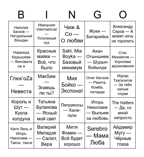 Number Bingo 1-75 Bingo Card