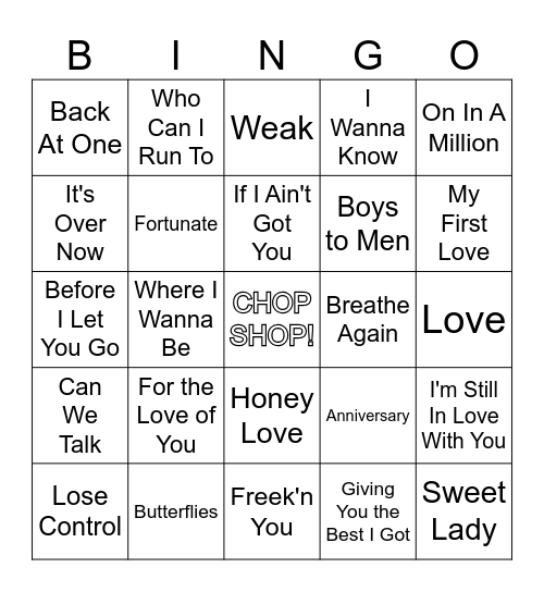 R7 Overtime (X) Bingo Card