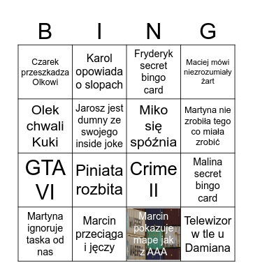 Kulki 2.09.2026 Bingo Card