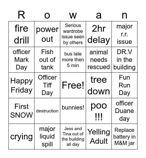 You have to be joking Bingo Card