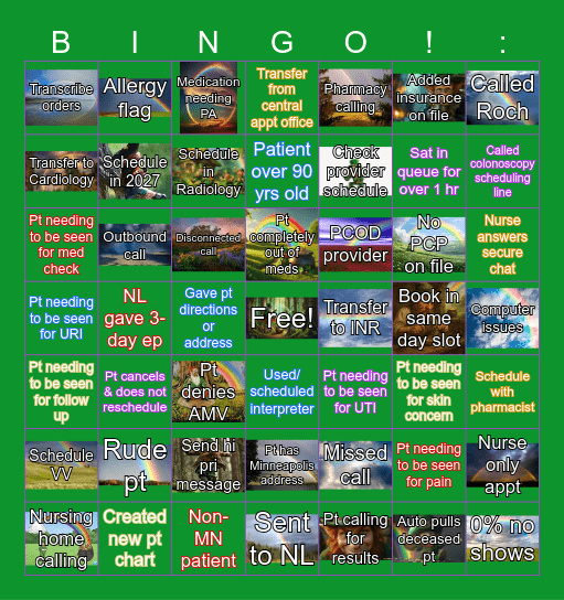 Bingo 9/2/2026 Bingo Card