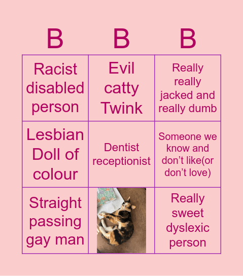 Big Brother Bingo card 1 Bingo Card