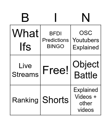 LeanBeans Bingo Card