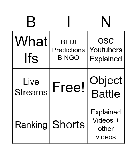 LeanBeans Bingo Card
