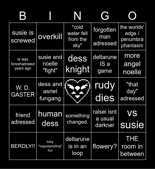 cap 6 Bingo Card