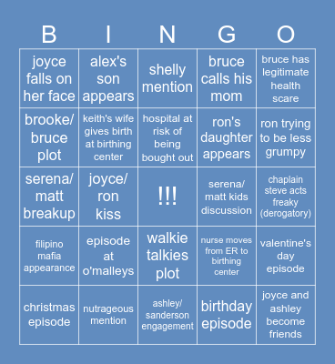 st. denis medical season 3 predictions Bingo Card