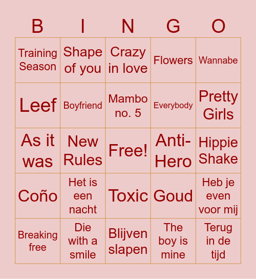 🪩 🕺  Anne's Birthday Bingo 🍾 💃 Bingo Card