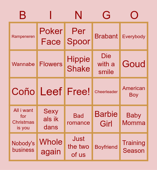 🪩 🕺  Anne's Birthday Bingo 🍾 💃 Bingo Card