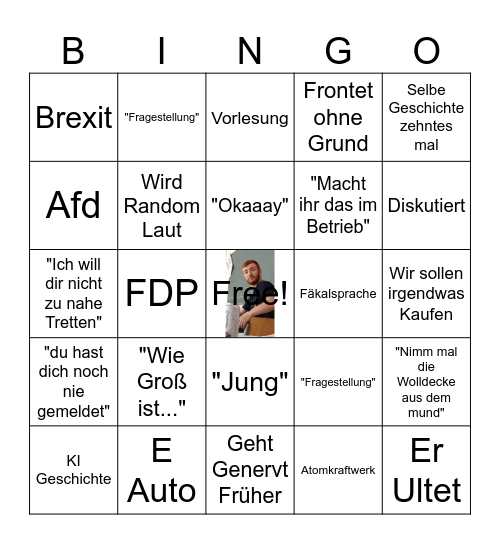 Wembou Bingo Card