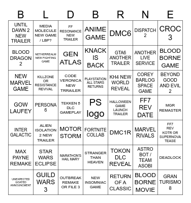 Double State Of Play extravaganza Bingo Card