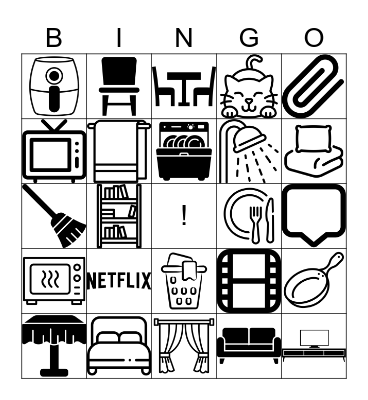 Chá de casa nova - Lacerda e Thayane! Bingo Card