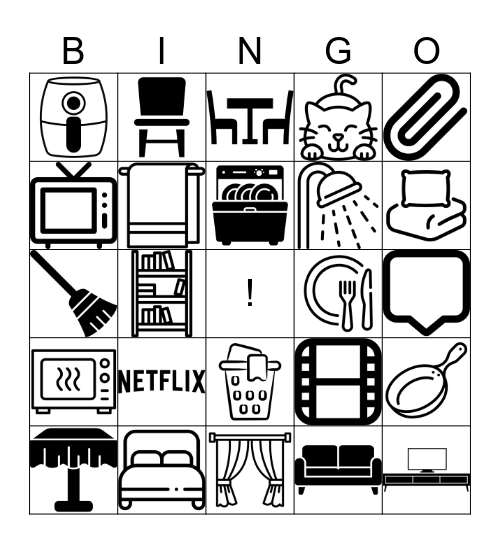 Chá de casa nova - Lacerda e Thayane! Bingo Card