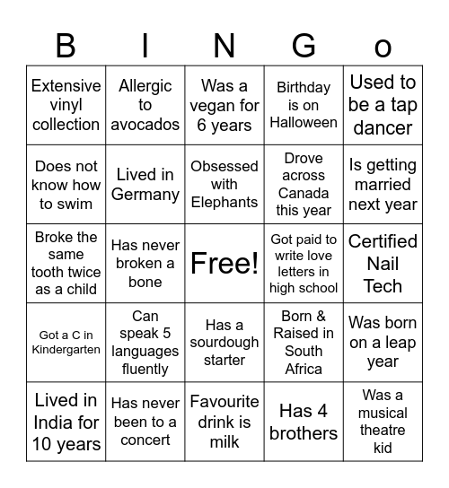 BLSA 1L Meet & Greet '26 Bingo Card