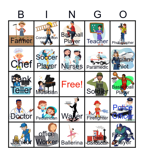 Labor Day Bingo Card