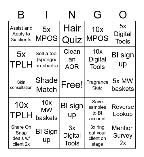 Digital Tool Bingo Card