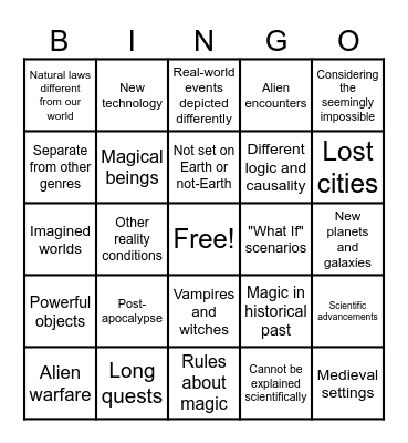 Bingo Card Bingo Card