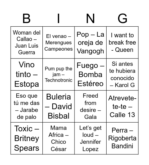 Encordadas 2026 Bingo Card