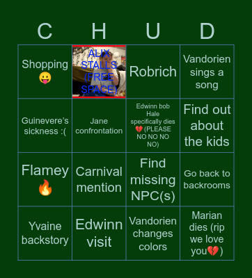 Session 13 Bingo Card