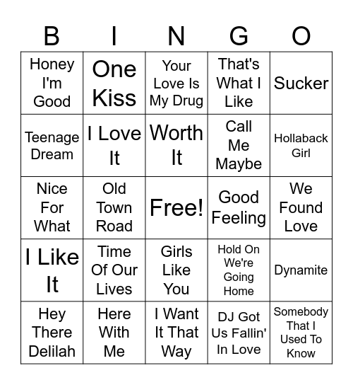 Mingo 2 Bingo Card
