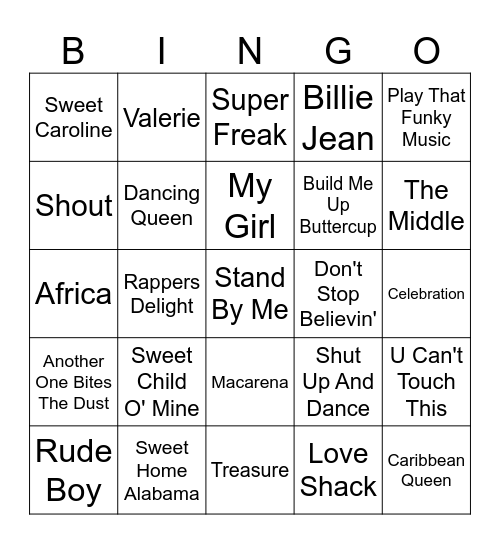 Mingo 3 Bingo Card