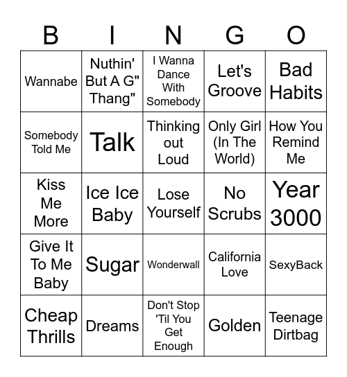 Mingo 6 Bingo Card
