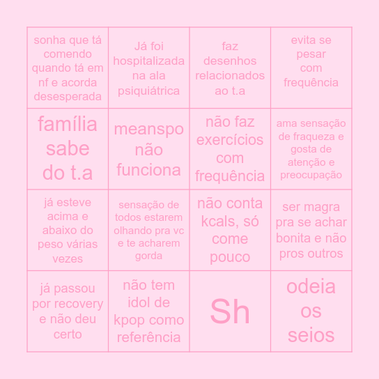🍥 Neru's bingo 🍥 Bingo Card
