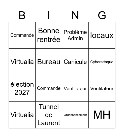 BIIIINGO webinaire Patrinat Bingo Card