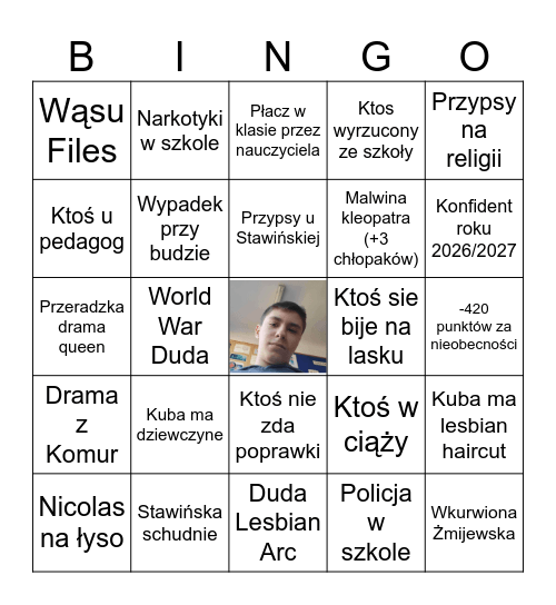 4 TR Bingo Card
