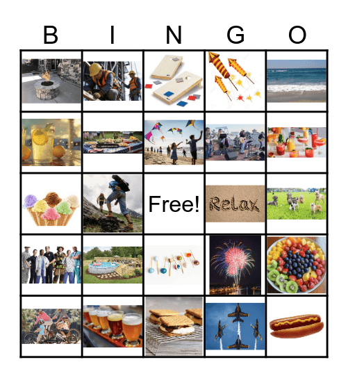 LABOR DAY Bingo Card