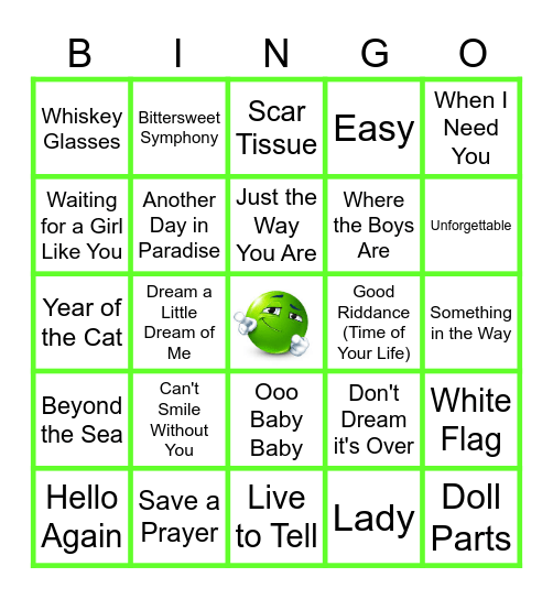 MUSIC BINGO at the Ann Arbor Eagles!  Laid Back Jams! 🎵 Bingo Card