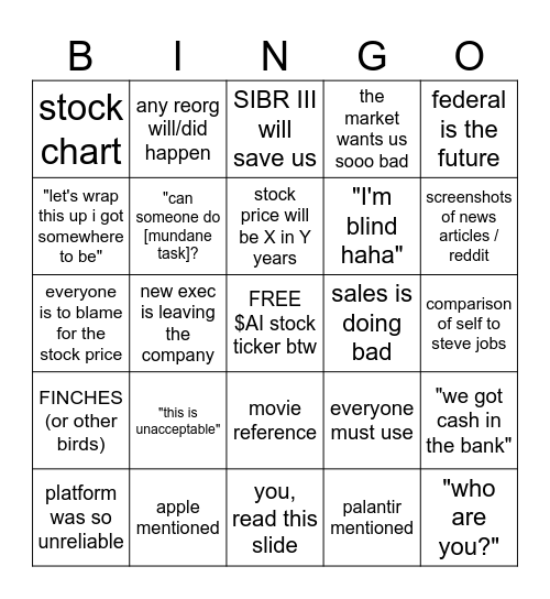 All Hands Bingo FY27Q1 Bingo Card