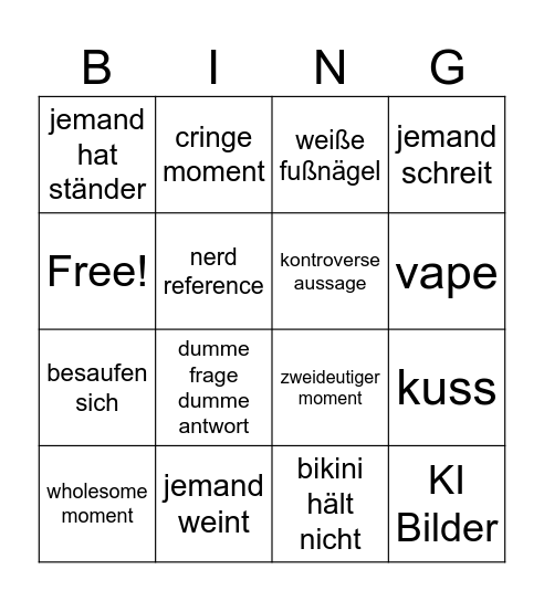 Batn Bingo Card