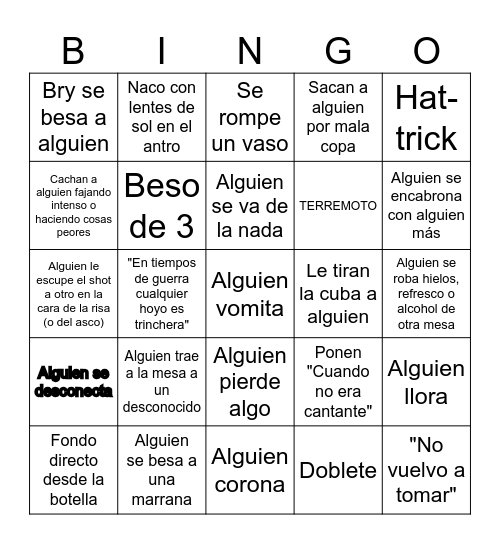 BRY-AGO FEST 2026 Bingo Card