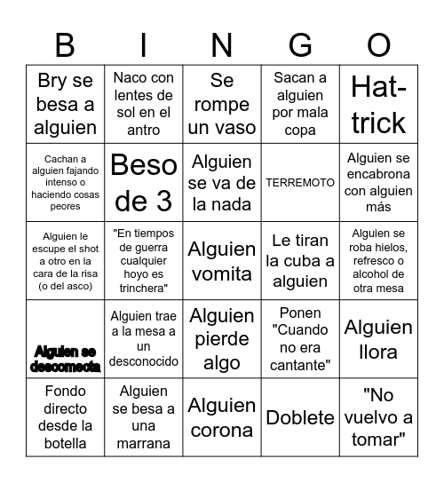 BRY-AGO FEST 2026 Bingo Card