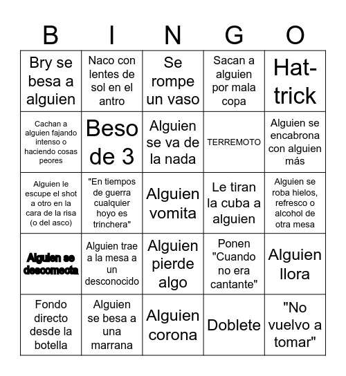 BRY-AGO FEST 2026 Bingo Card