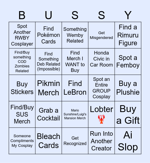 San Japan Bingo :3 Bingo Card