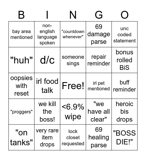 H-SNAKEGO2 Bingo Card