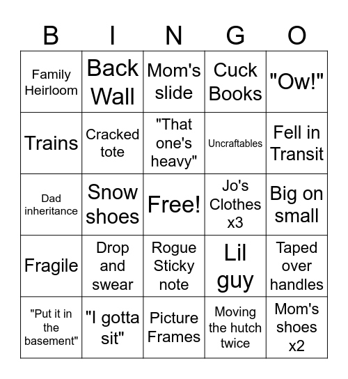 POD BINGO Card
