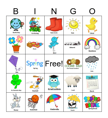 Spring Bingo! Bingo Card