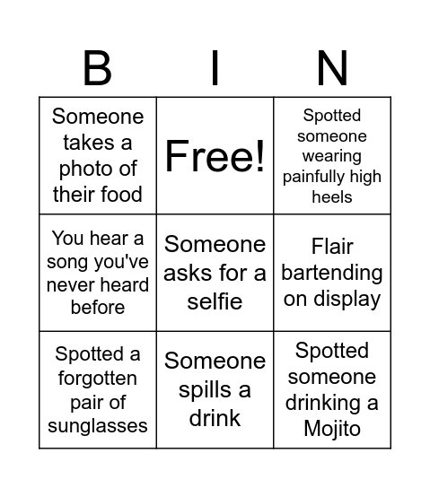 OX Solutions Quarterly Collaboration Bingo! Bingo Card