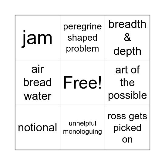 IYKYK Bingo Card