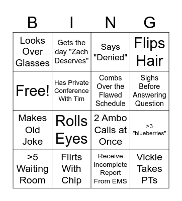 Vickie BINGO Card