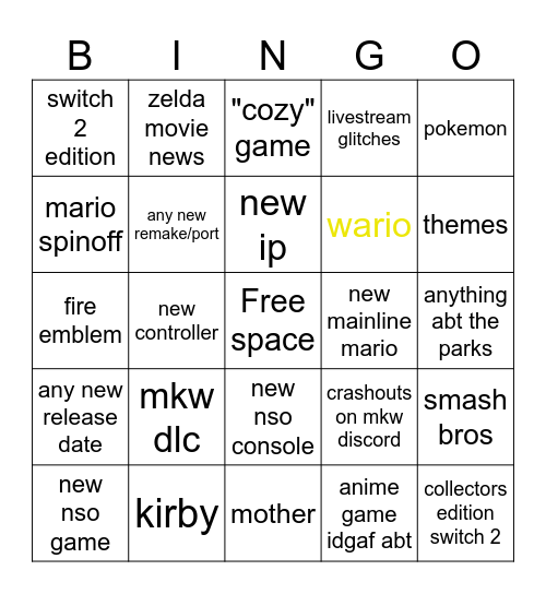 september direct Bingo Card