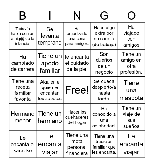 SOLUCIONES PARA PROFESIONALES Bingo Card