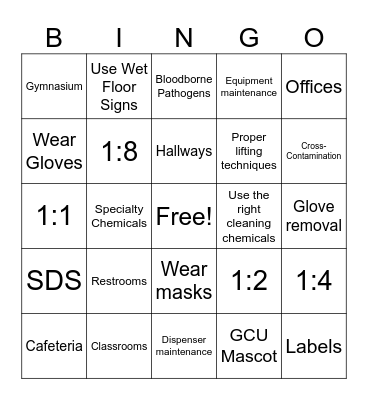 VP of TP BINGO Card