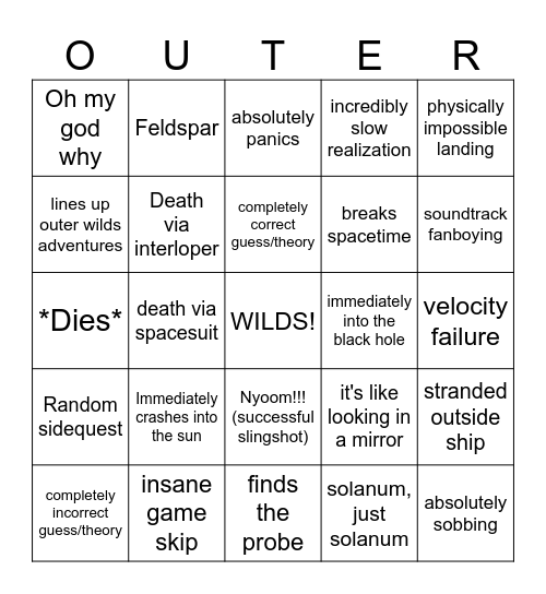 David Bingo Card